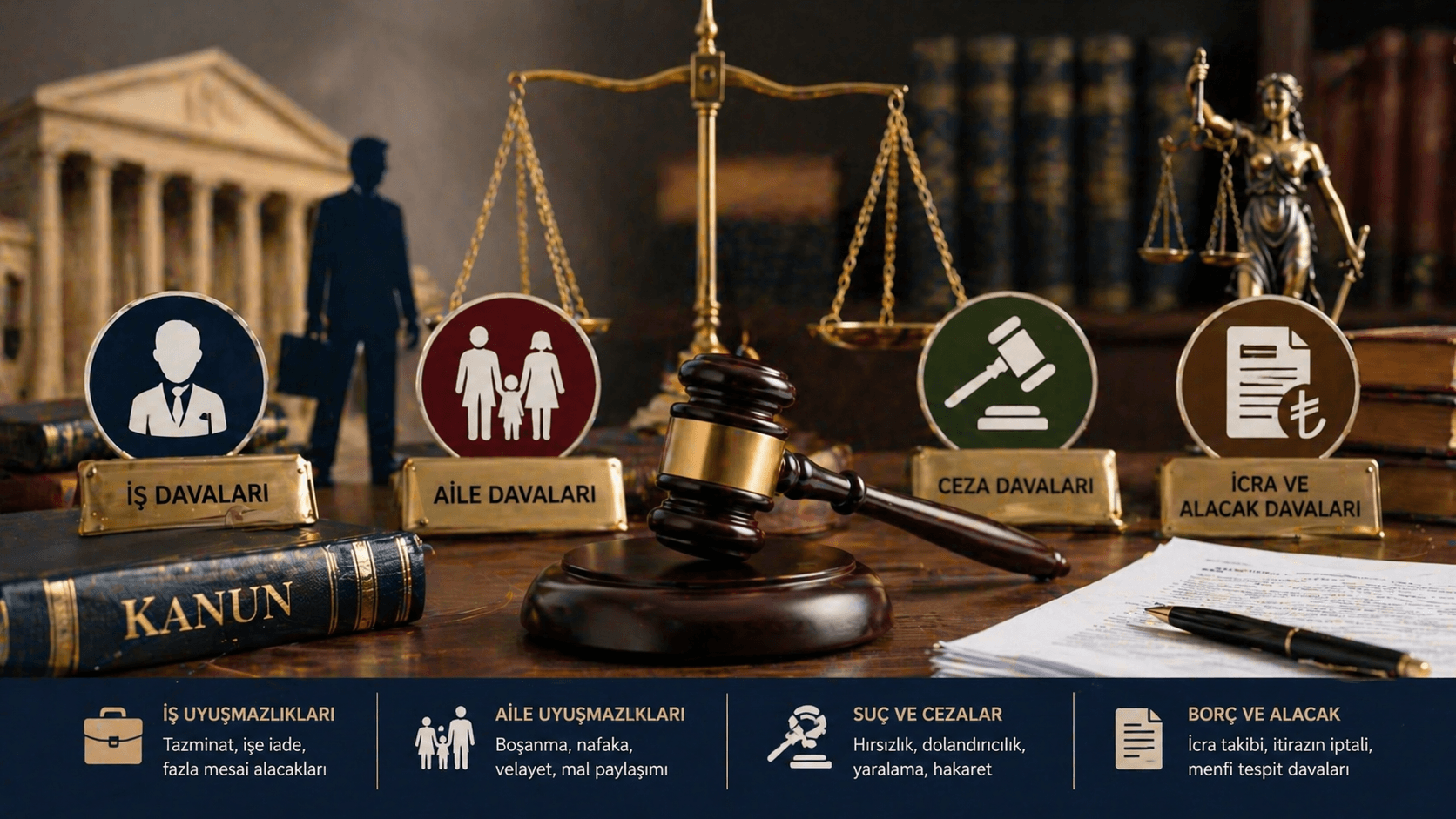 En Çok Açılan Dava Türleri Nelerdir? En Çok Açılan Dava Türleri